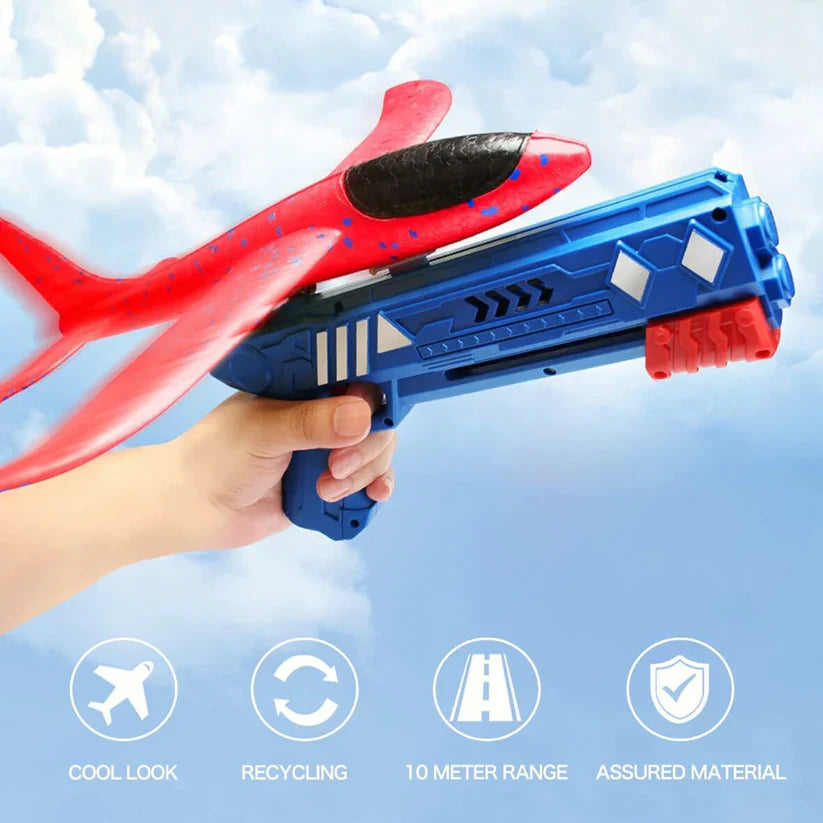 Avion Polystyrene en Styromousse avec Pistolet